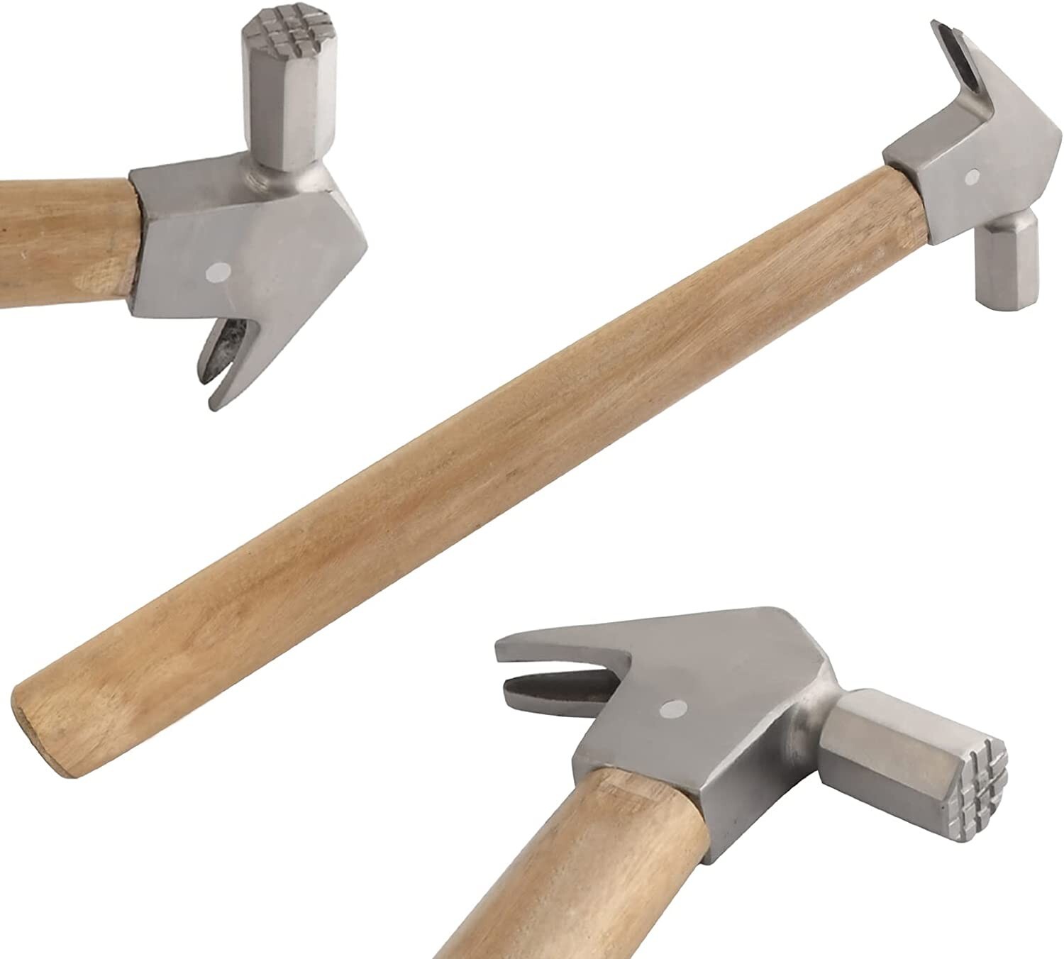 12oz Professional Horse Shoe Hoof Farrier Octagon Nail Driving Hammer VT-165 12oz Professional Horse Shoe Hoof Farrier Octagon Nail Driving Hammer VT-165