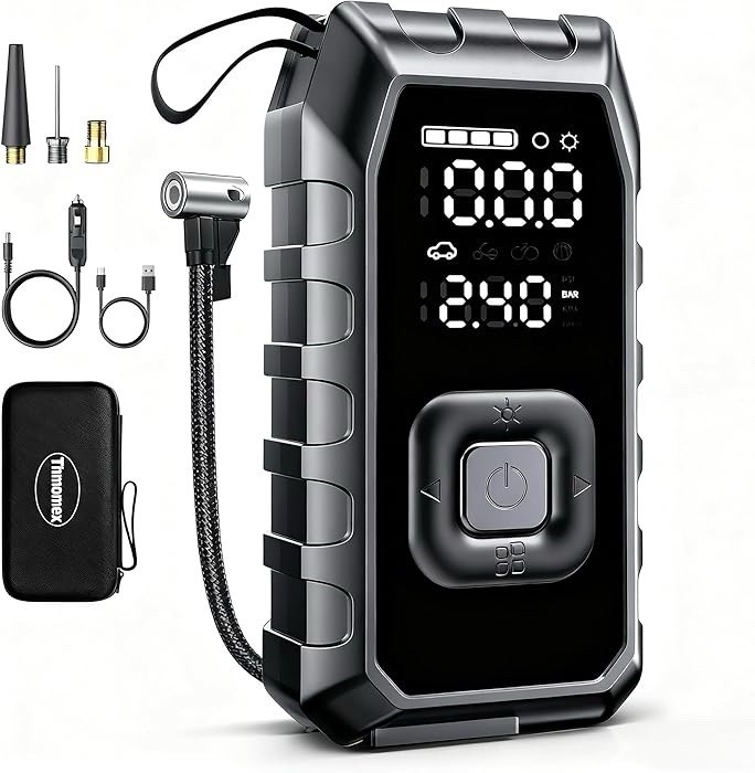Tire Inflator Portable Air Compressor, 180PSI Faster Inflation Cordless Tire Inflator Portable Air Compressor, 180PSI Faster Inflation Cordless