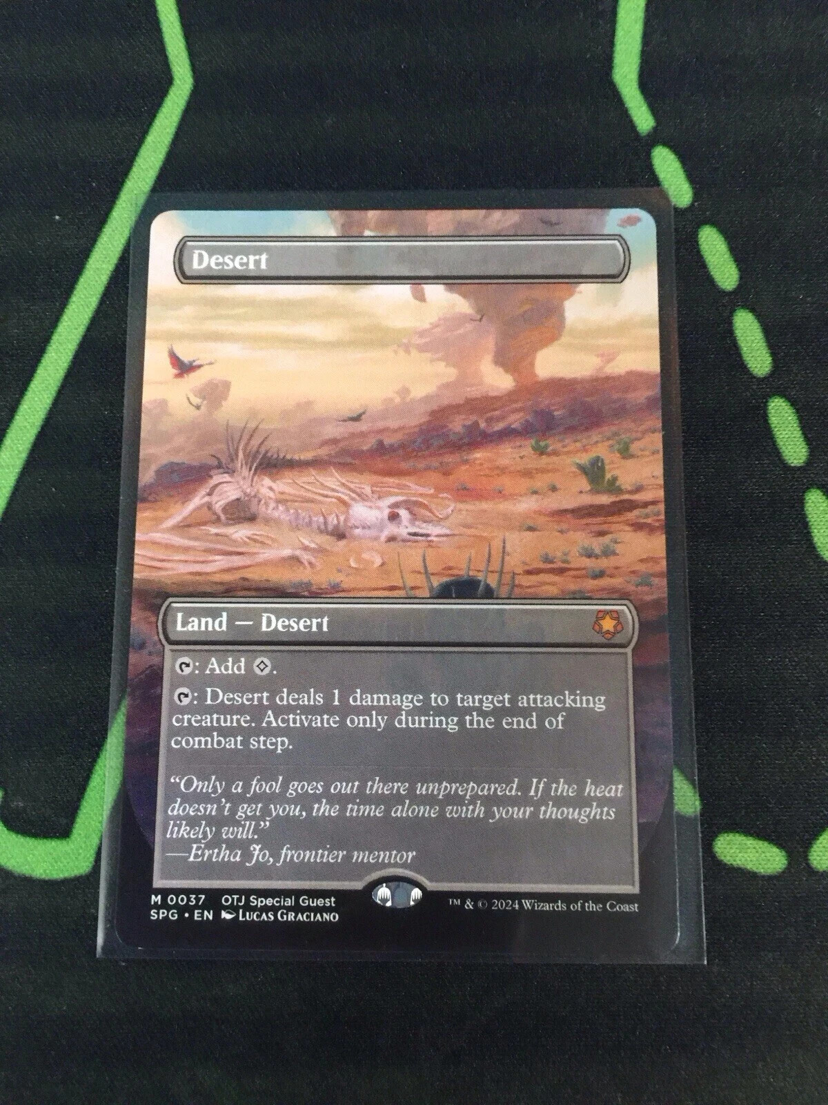 MTG Magic The Gathering Desert Borderless Special Guest Mythic Land Commander MTG Magic The Gathering Desert Borderless Special Guest Mythic Land Commander