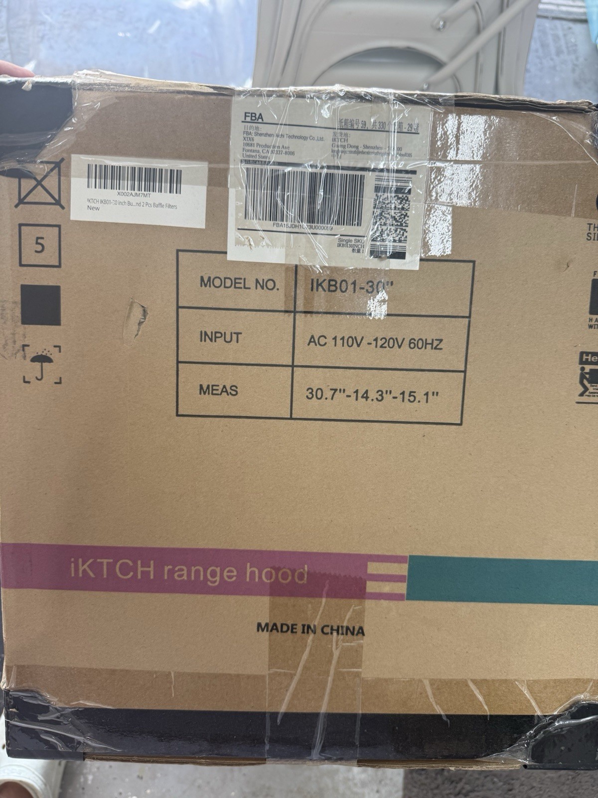 IKTCH 30-inch Under Cabinet Range Hood 900-CFM, 4-Speed, Gesture Sensing