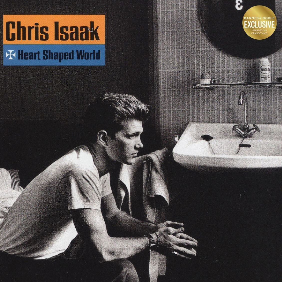 Chris Isaak Heart Shaped World Orange Crush Vinyl LP -Exclusive New Sealed