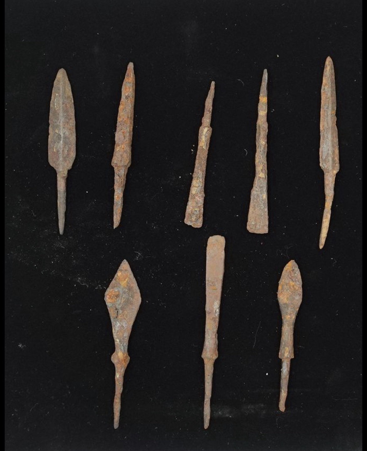 AUTHENTIC 500-1000 Arrow Head Old Medieval Iron Artifacts Treasure Archeology 1e