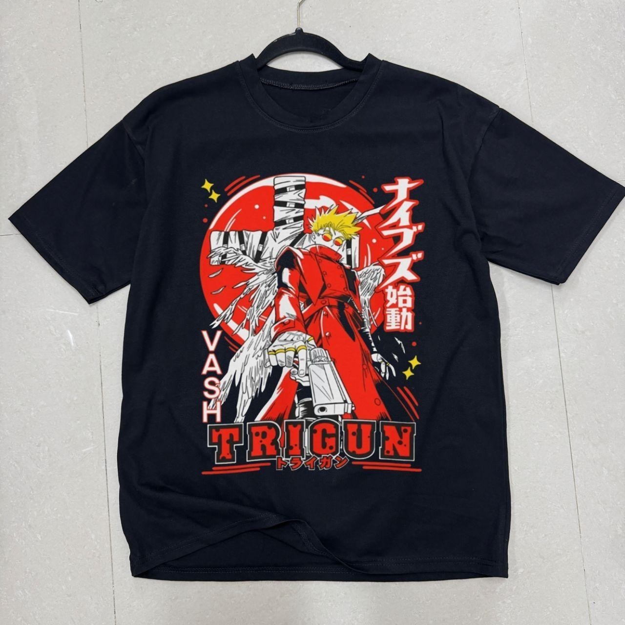Trigun Vash The Stampede Moon Funny COMEDY T-Shirt S-5XL