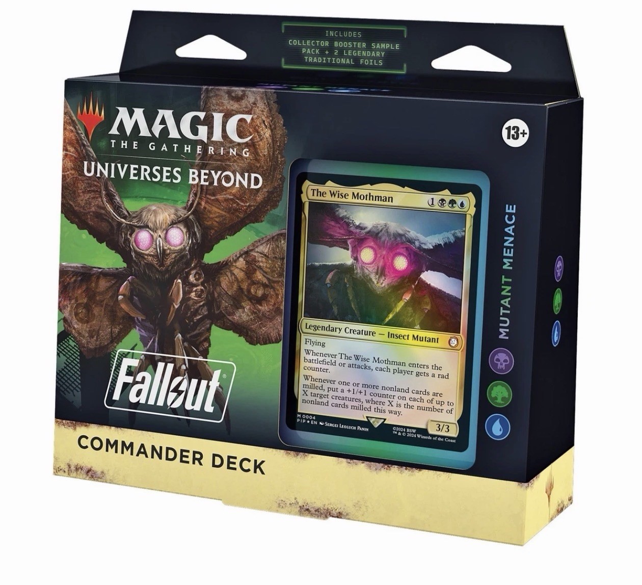 Magic the Gathering Universes Beyond: Fallout Mutant Menace Command Deck PRESALE Magic the Gathering Universes Beyond: Fallout Mutant Menace Command Deck PRESALE