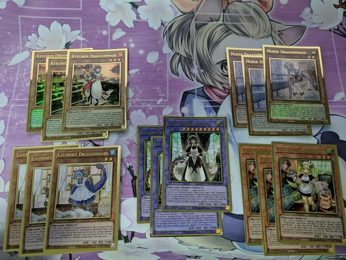 Complete Dragonmaid Deck Lady's Chamber Kitchen Parlor Bystial T *Hot* + Bonus