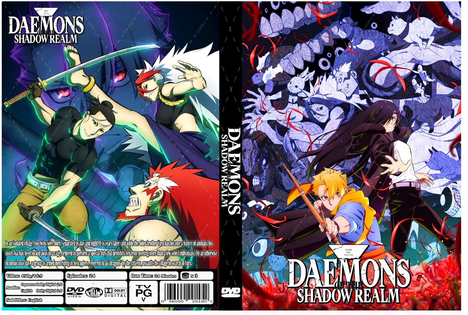 Daemons of the Shadow Realm Anime Series Ep 1-24 Dual Audio English/Japanese