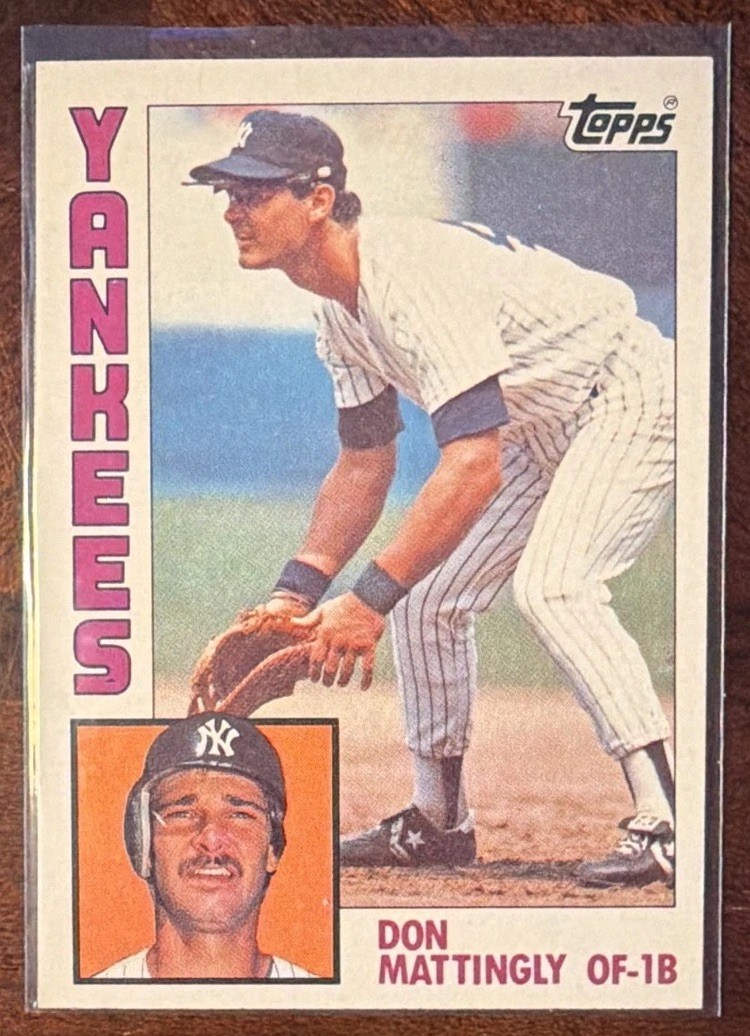 Don Mattingly Rookie New York Yankees 1984 Topps #8 Don Mattingly Rookie New York Yankees 1984 Topps #8