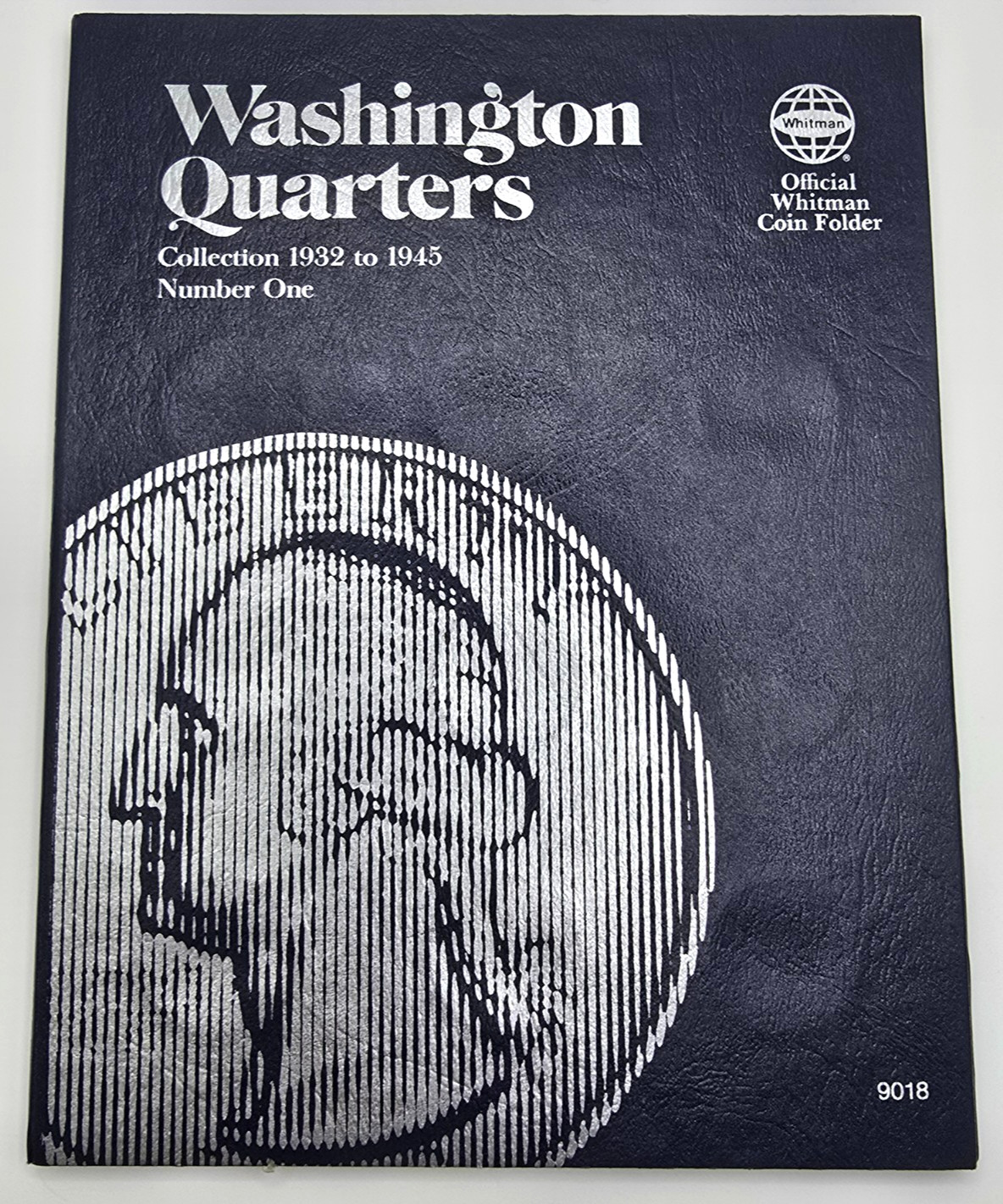 Whitman Blue Coin Folder 9018 Washington Quarter 1932-1945 Album Book 25 cent LN