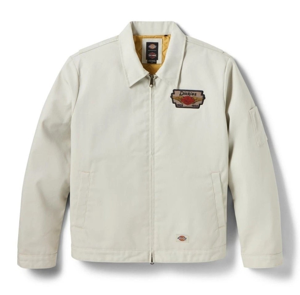 Dickies Harley-Davidson Motor Co. White Jacket Limited Edition 1903-1922 Dickies Harley-Davidson Motor Co. White Jacket Limited Edition 1903-1922