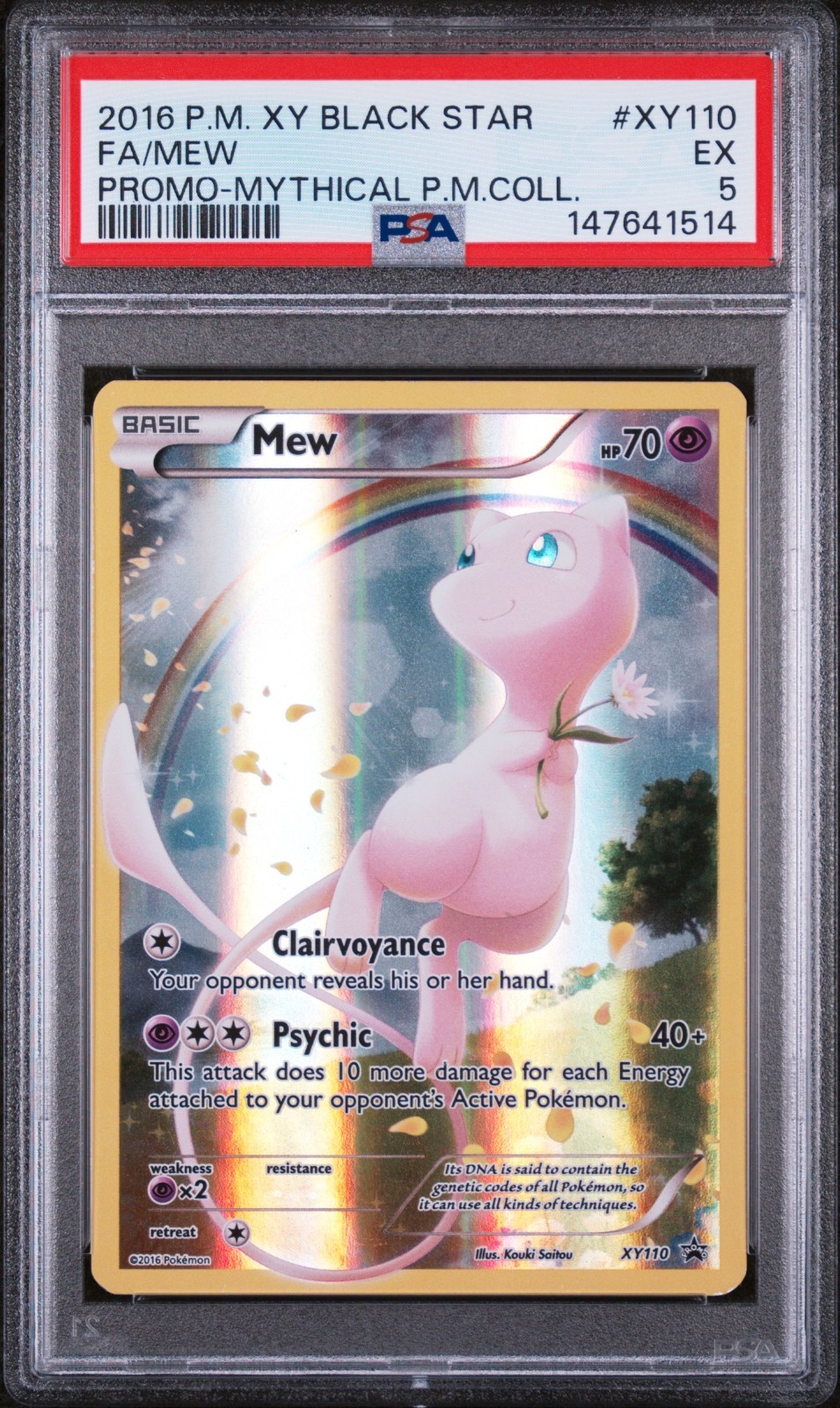 Mew XY110 XY Holo
