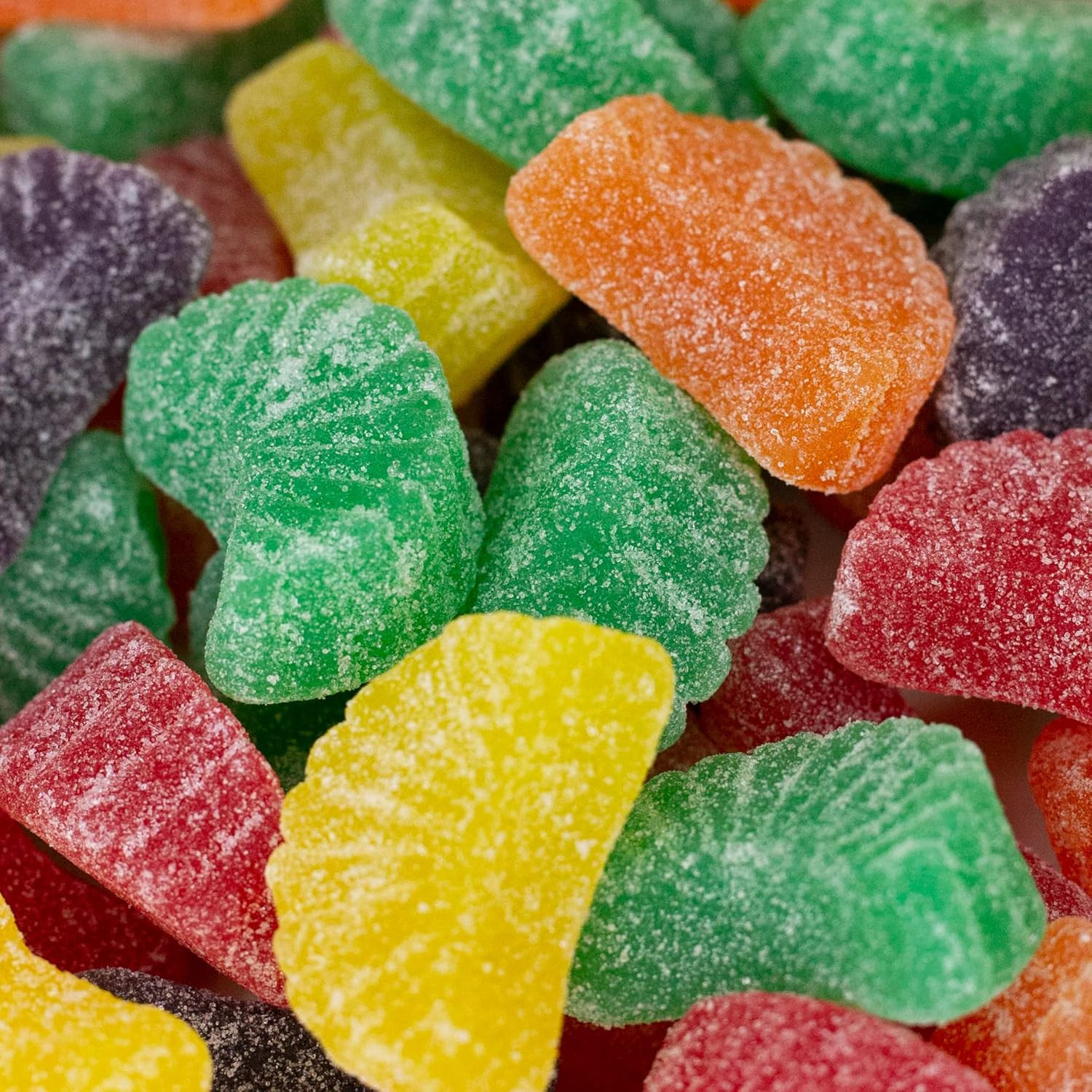 Fruit Slices Jelly Candy | 2 Pound Bulk Bag | Assorted Flavors | Sugar-Dusted Fruit Slices Jelly Candy | 2 Pound Bulk Bag | Assorted Flavors | Sugar-Dusted