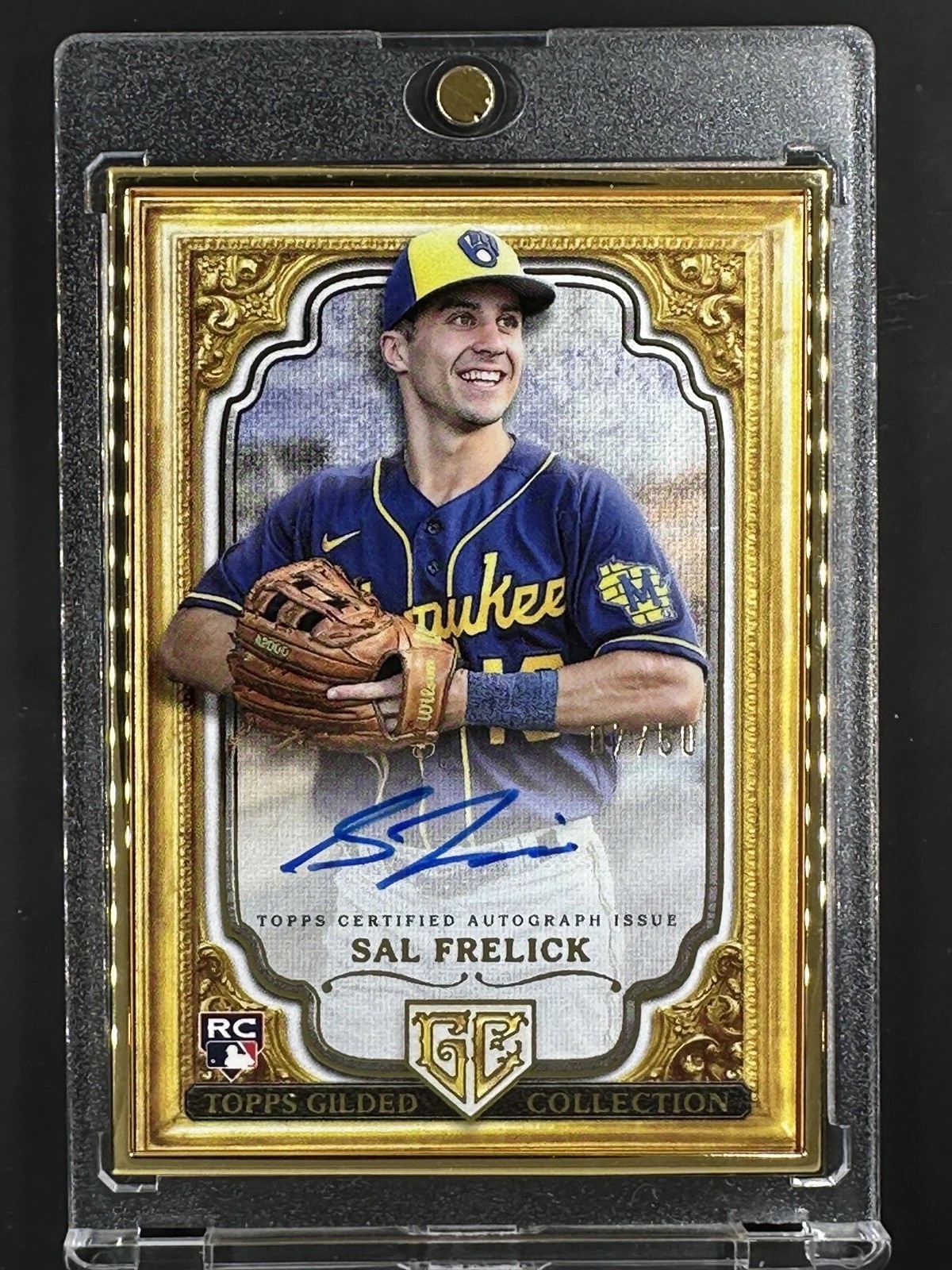/50 Sal Frelick AUTO Framed 2024 Topps Gilded Collection Gallery Gold Autograph /50 Sal Frelick AUTO Framed 2024 Topps Gilded Collection Gallery Gold Autograph