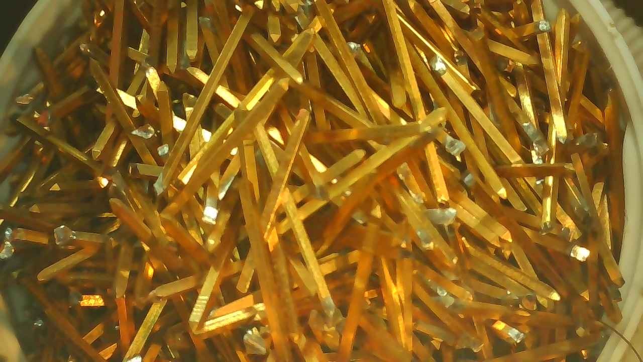 10+ Gram Vintage 1980s Gold-Plated PCB Pins Scrap Electronic Gold Recovery Rare