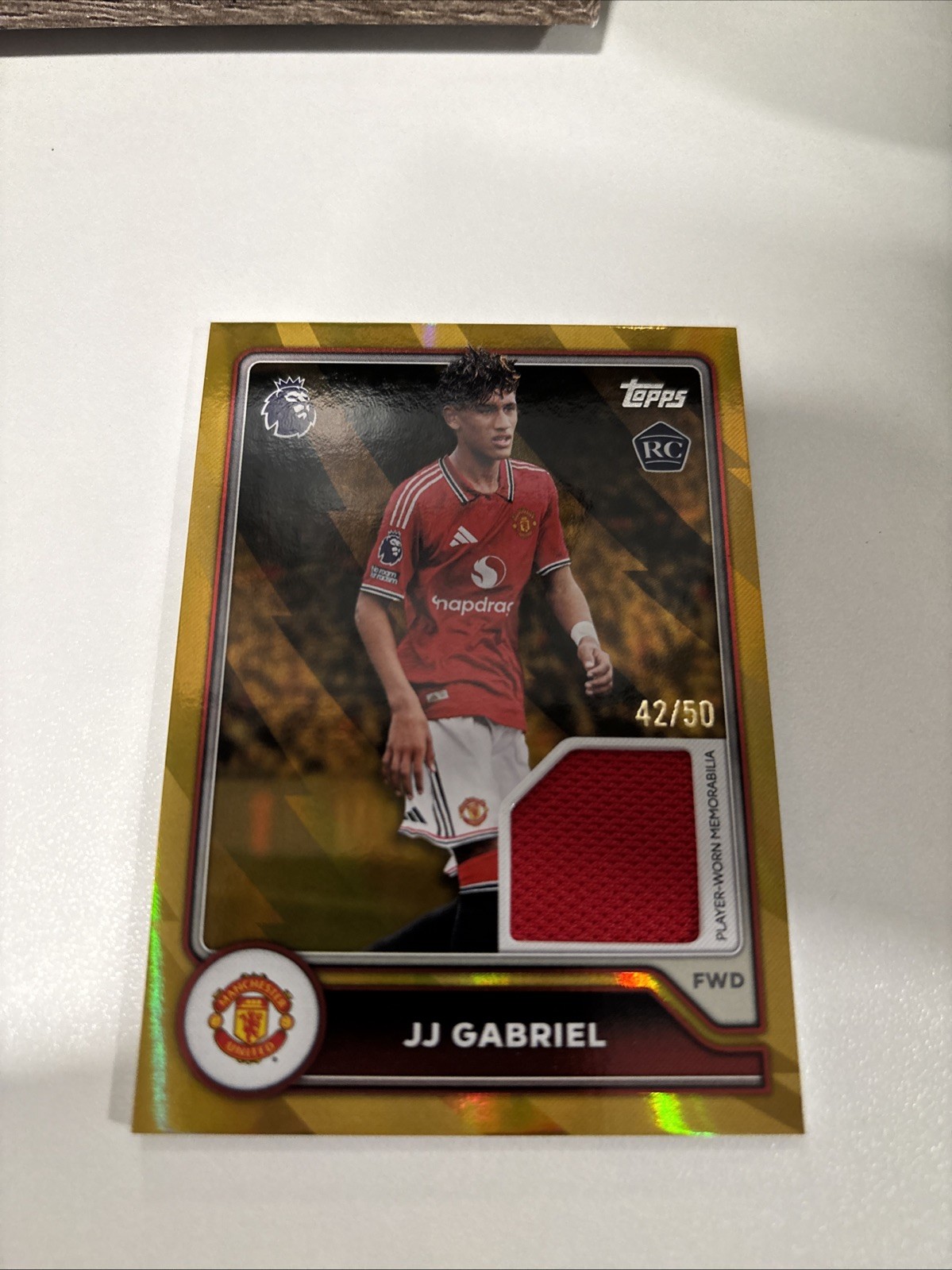 2026-2027 Topps Flagship JJ Gabriel “Kid Messi” True Gold Relic SSP True Rookie 2026-2027 Topps Flagship JJ Gabriel “Kid Messi” True Gold Relic SSP True Rookie