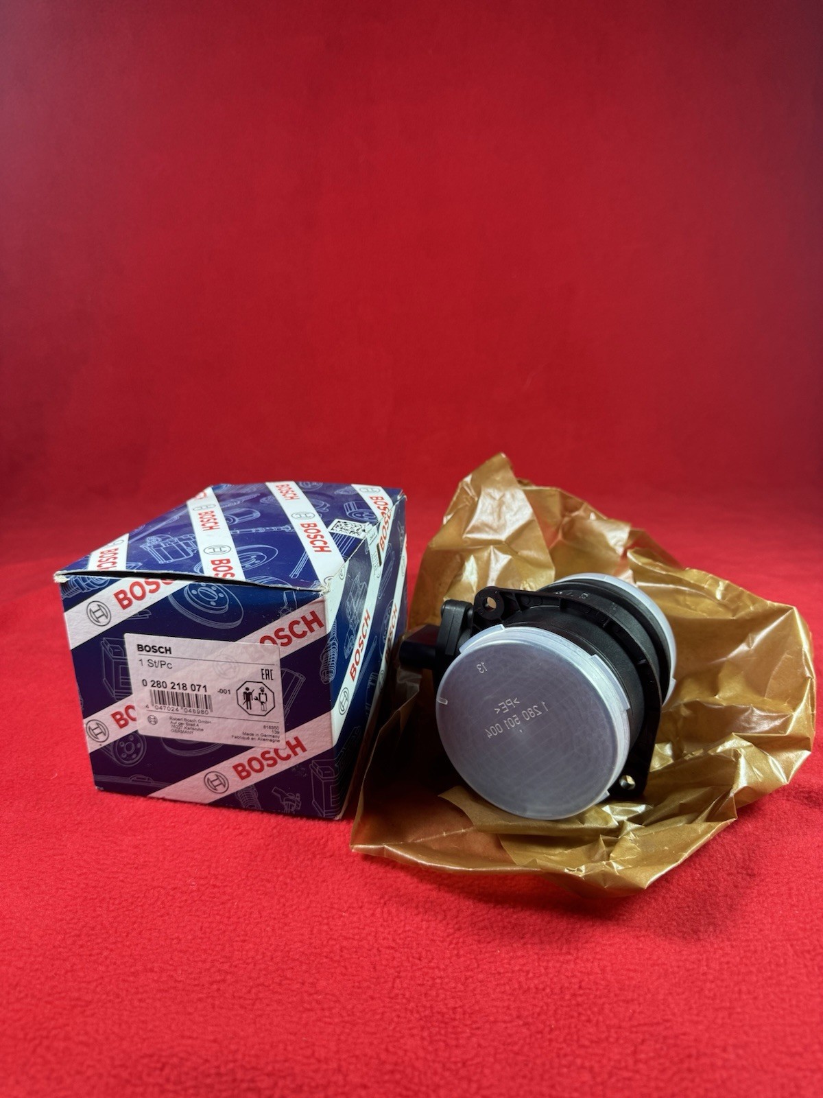 New In Box OEM Bosch Mass Air Sensor MAF 0280218071 New In Box OEM Bosch Mass Air Sensor MAF 0280218071