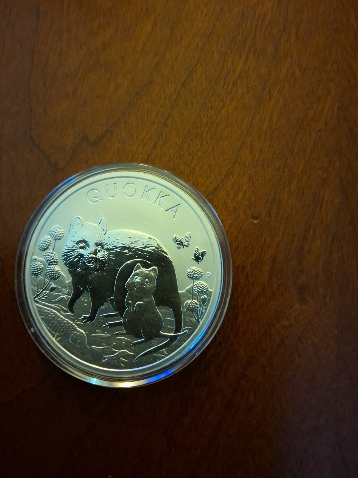 2021P AUSTRALIA SILVER Proof Coin (.999)  $ 1 /1 Troy  Oz QUOKKA