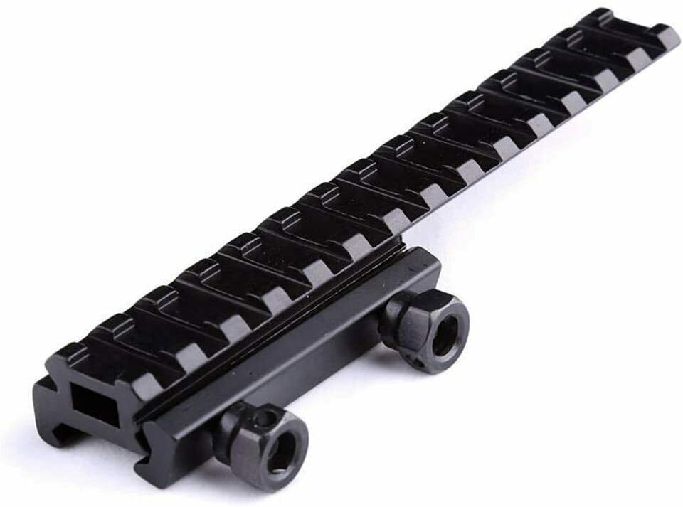 20mm Riser Mount Picatinny Rail Scope Extension Riser Base Mount Adapter 20mm Riser Mount Picatinny Rail Scope Extension Riser Base Mount Adapter