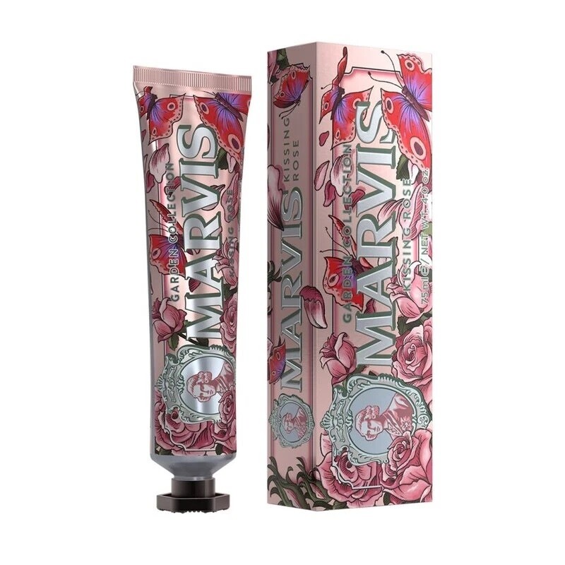 `Marvis - Kissing Rose Toothpaste Creamy Toothpaste plus Bulgarian Rose Flavor