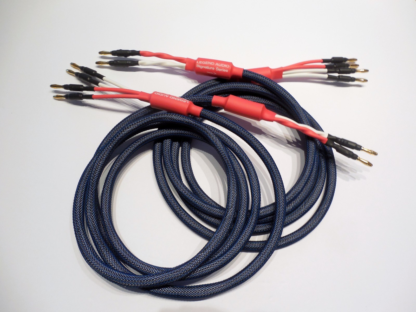 Legend Audio 6 ft. Bi-Wire Speaker Cables 9 AWG  PAIR SIGNATURE SERIES LINE