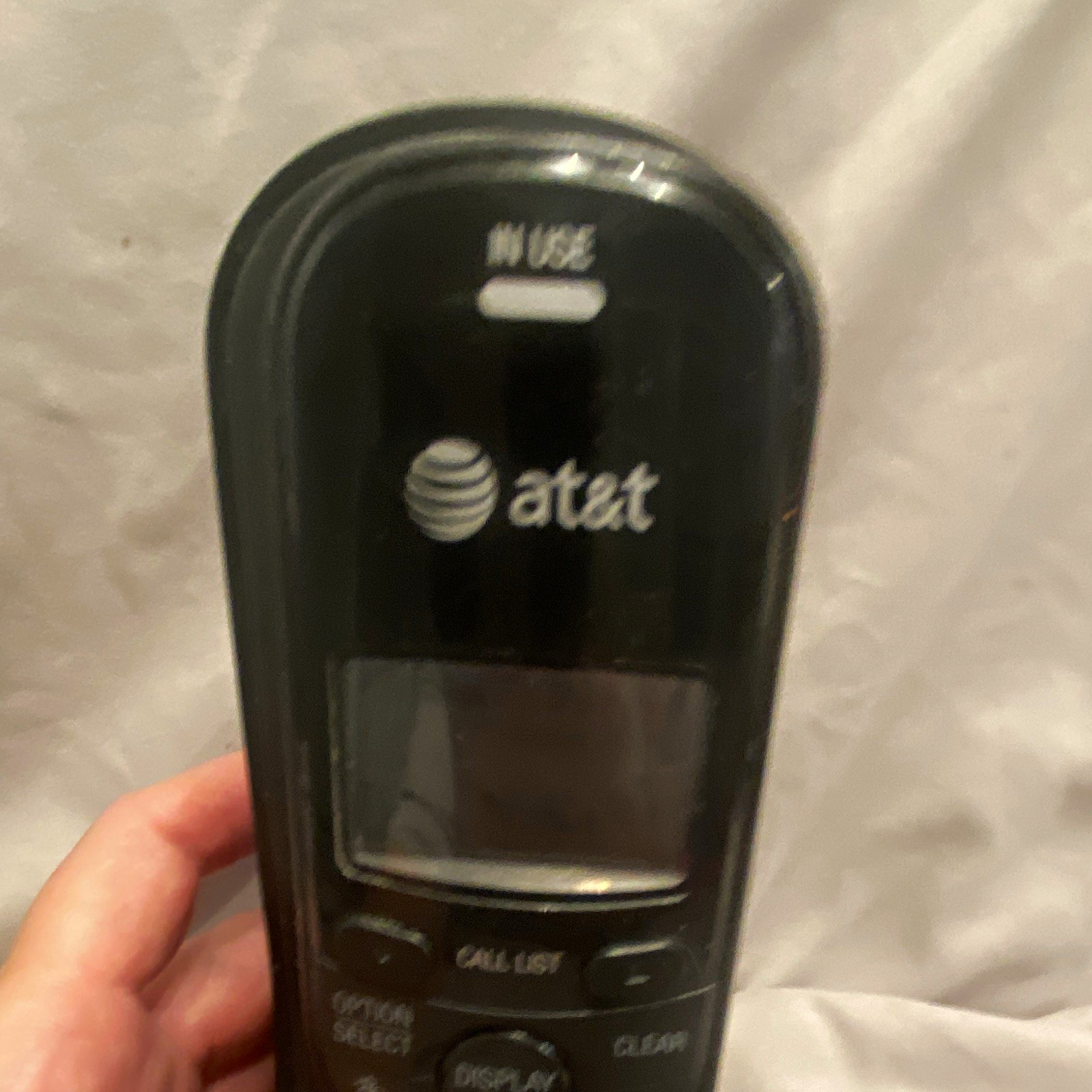 Vintage AT&T Corded Telephone w/ Caller ID, 1-Line Home Phone, Black Vintage AT&T Corded Telephone w/ Caller ID, 1-Line Home Phone, Black