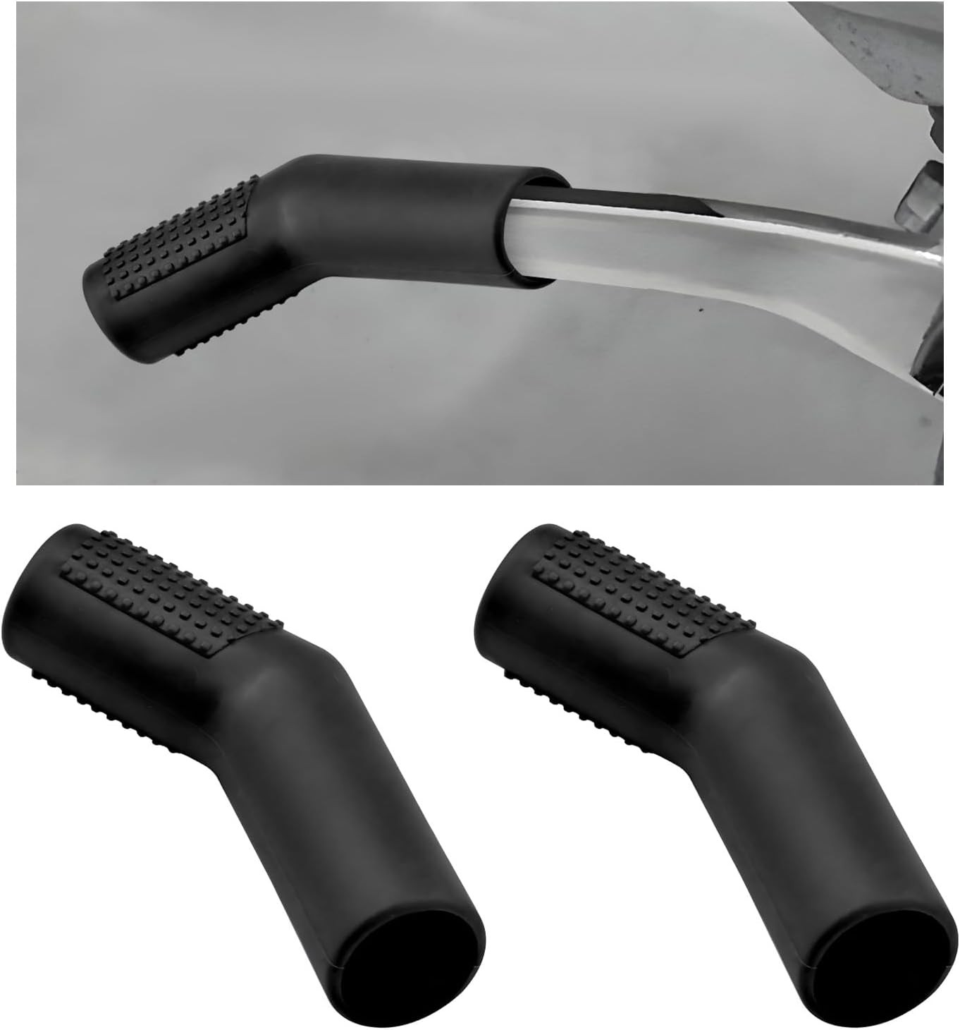 2PCS Motorcycle Gear Shift Lever Rubber Cover Anti‑Slip Shoe Protector