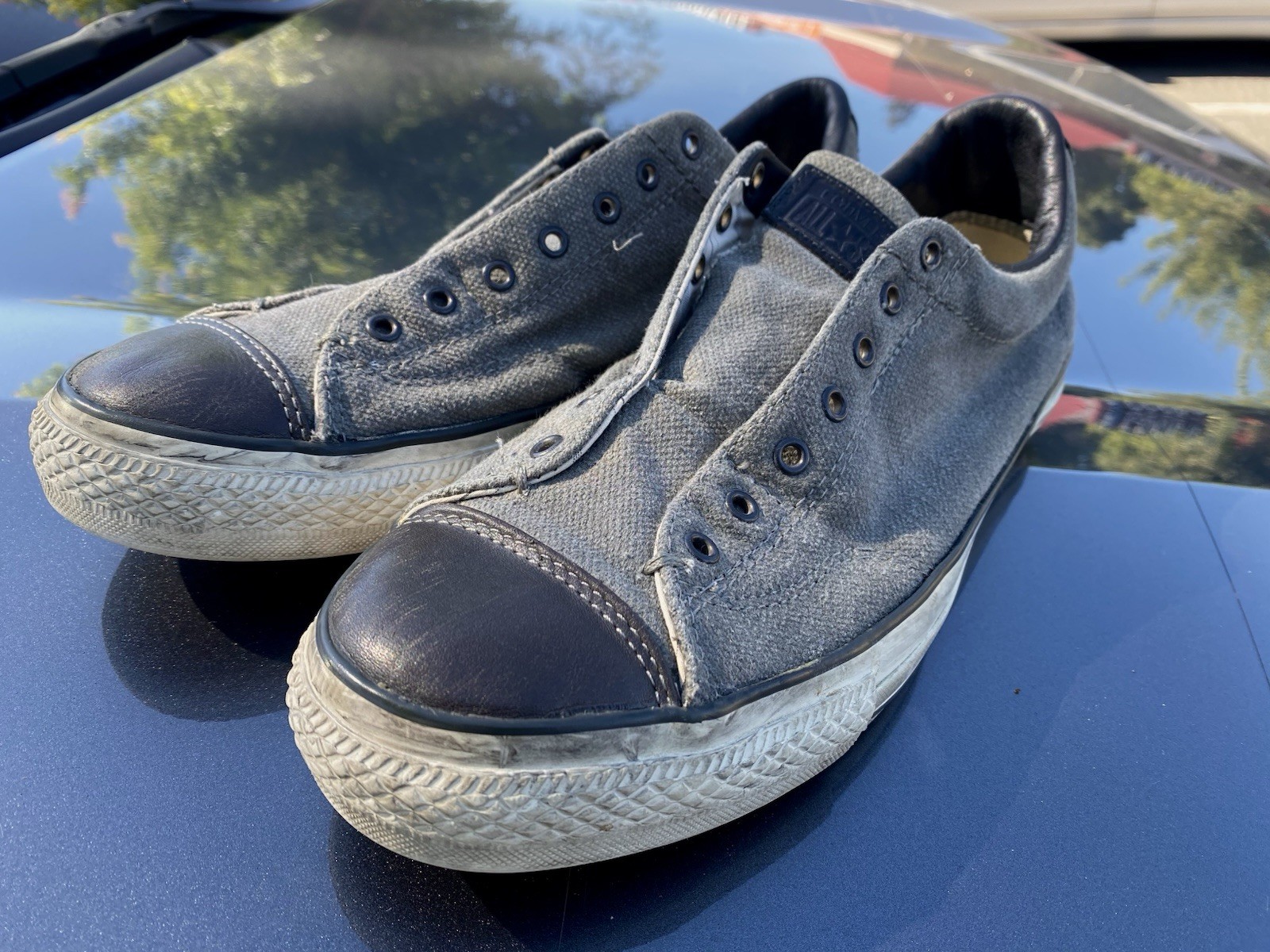 Converse x John Varvatos Low Burnished Black Slip On Shoes 151271C Mens US10.5 Converse x John Varvatos Low Burnished Black Slip On Shoes 151271C Mens US10.5
