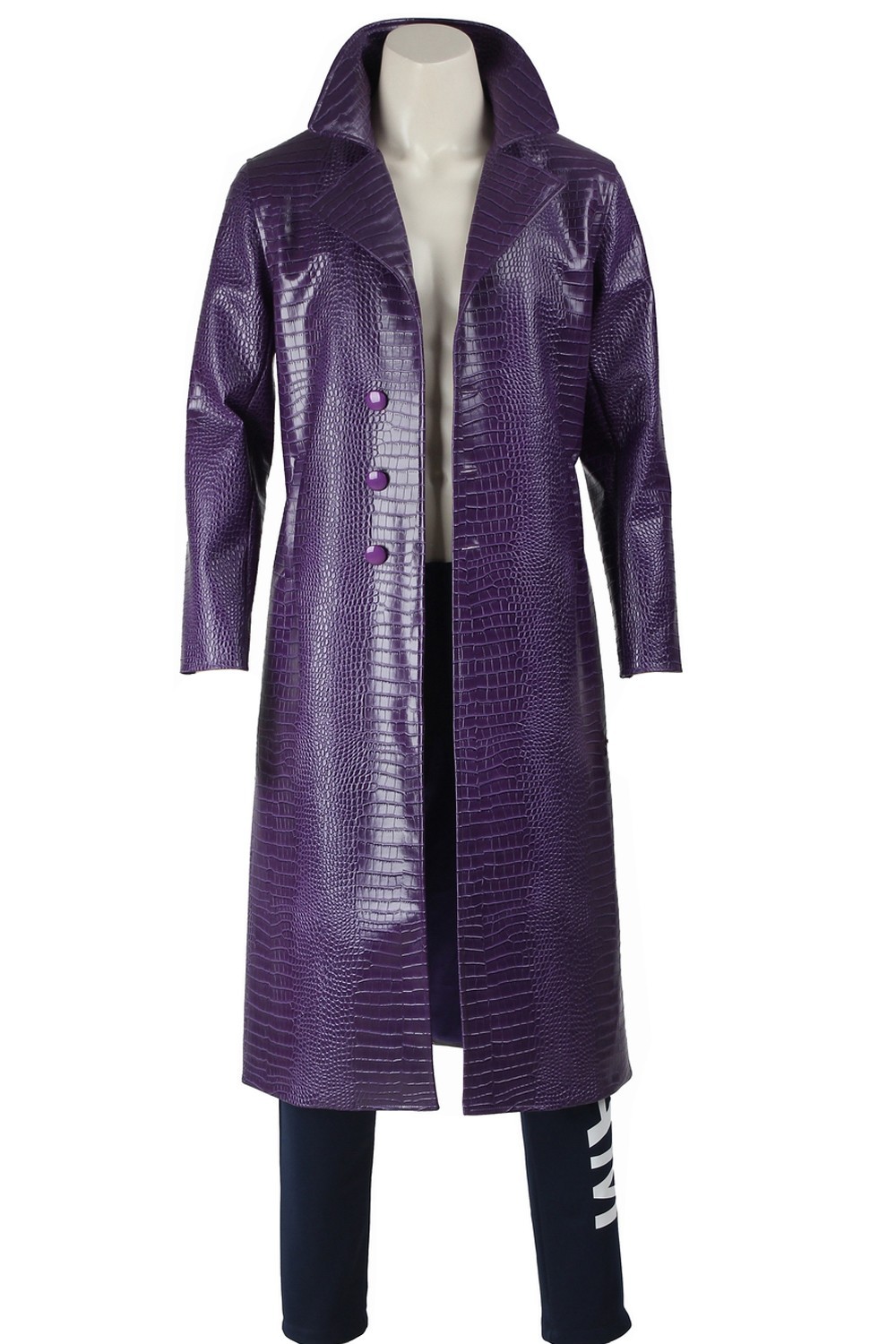 Joker Jared Leto Costume Suicide Squad Costume Coat Pants (Fast Shipping)