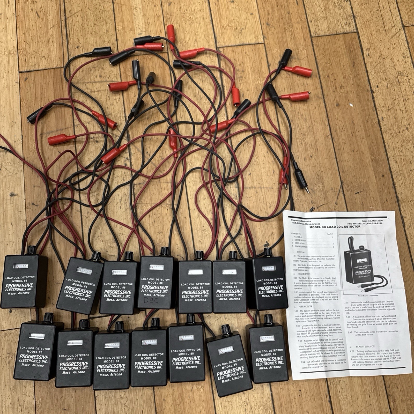 Vintage Progressive Electronics Model 88 Load Coil Detector Tester Lot Of 14