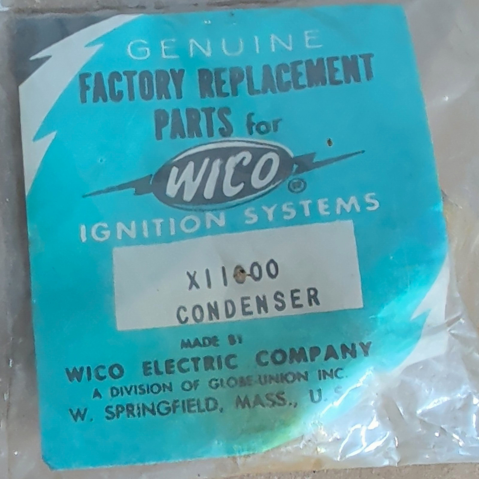 NOS WICO X11000 Condenser Genuine OEM Vintage Magneto Ignition Factory Part NOS WICO X11000 Condenser Genuine OEM Vintage Magneto Ignition Factory Part