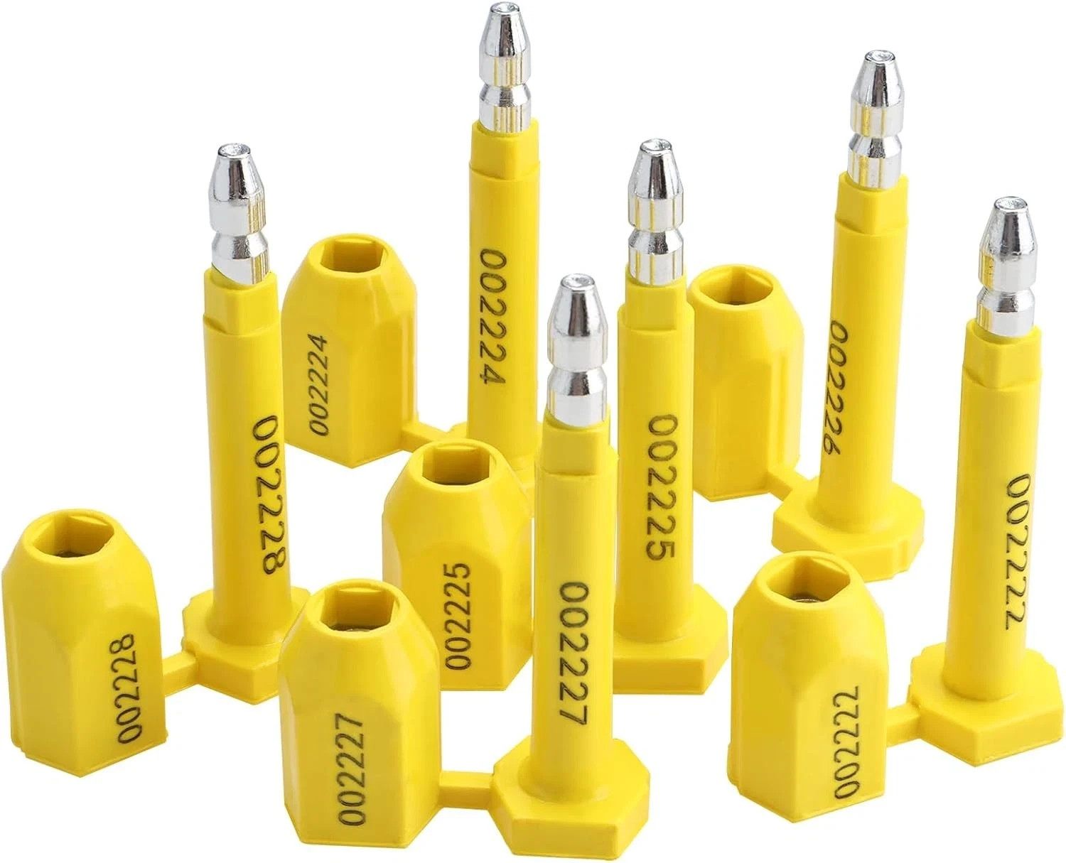 100PCS High Security Bolt Seals for Cargo Shipping Truck Freight Container Locks 100PCS High Security Bolt Seals for Cargo Shipping Truck Freight Container Locks