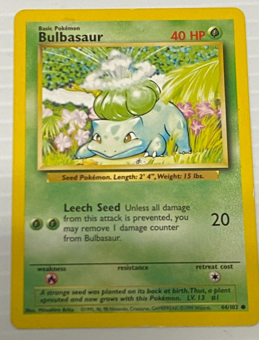 Bulbasaur 044/102 Base Set Regular