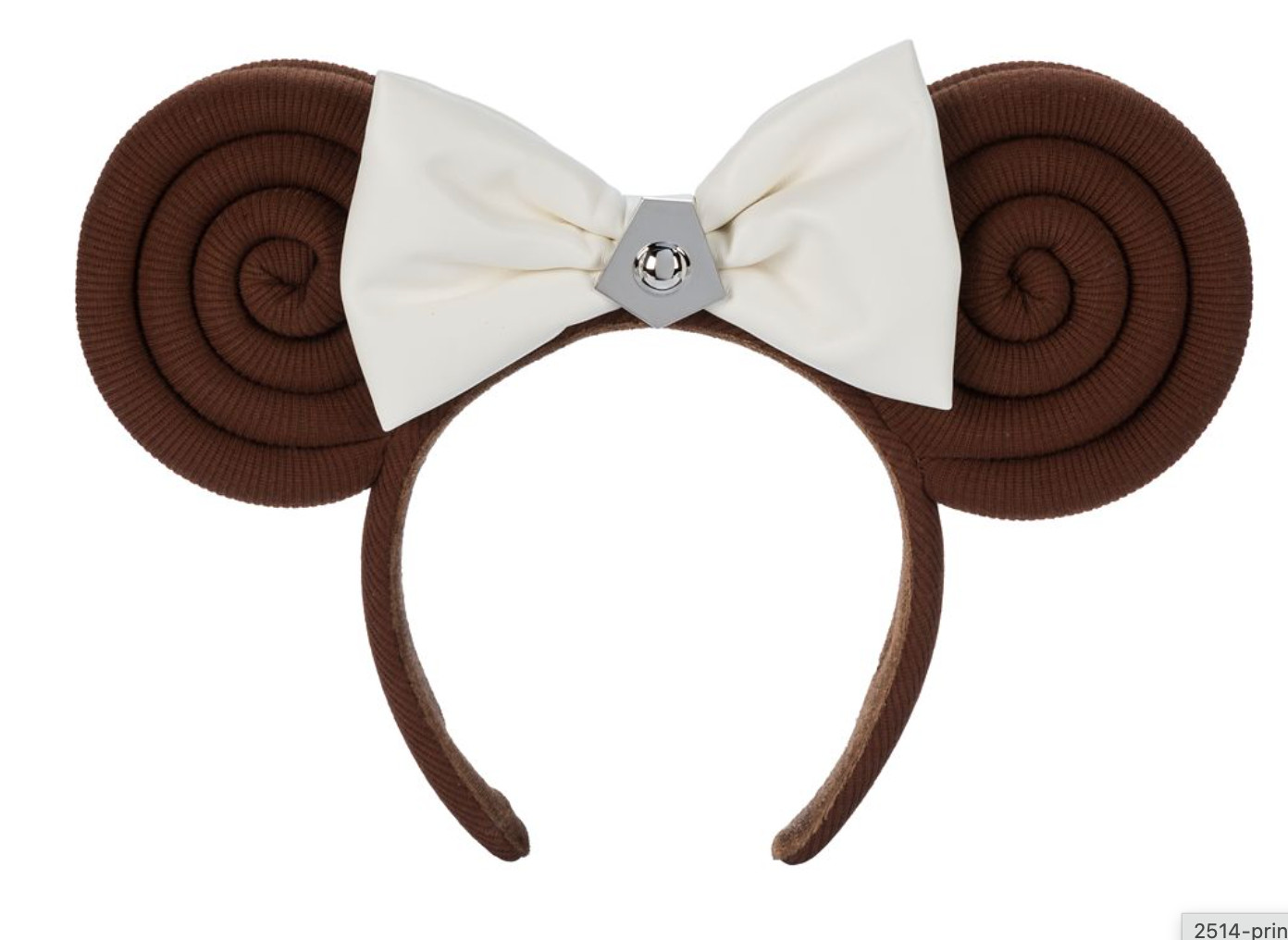 Disney Parks Star Wars Princess Leia Ear Headband for Adults NWT