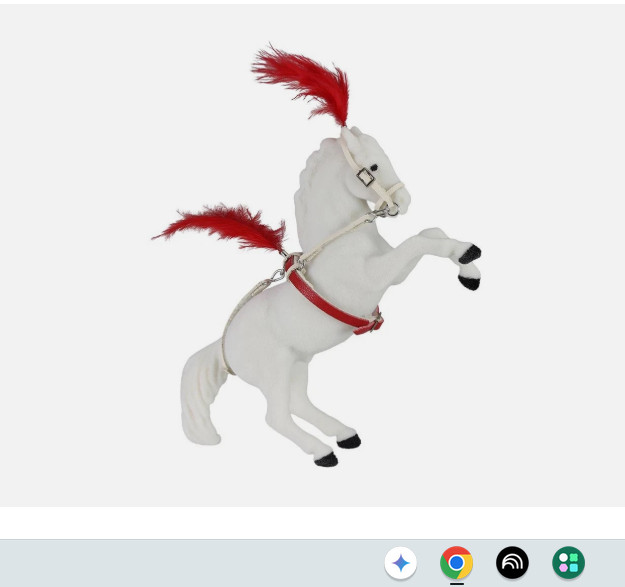 Breyer Vintage Club 2026 Stablemate SM Flocked White Circus Fighting Stallion