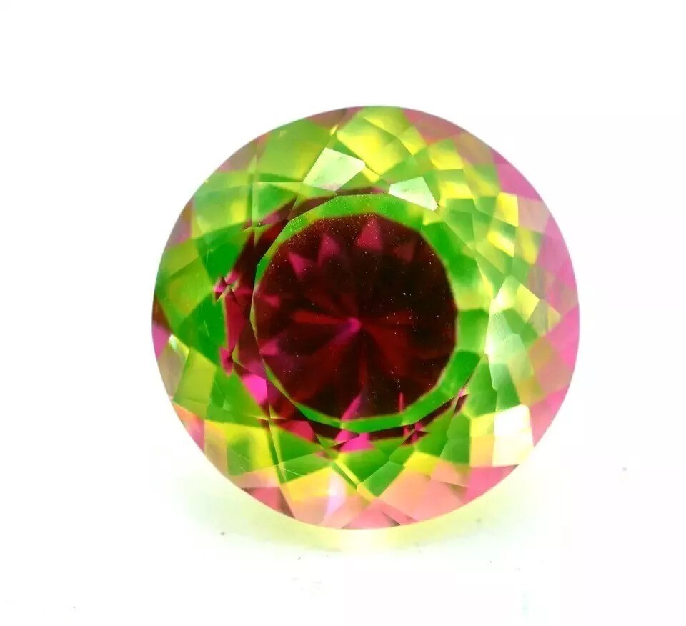 Pitambari Sapphire 8-10 Ct Natural Bi-Color Round Cut Certified Loose Gemstone