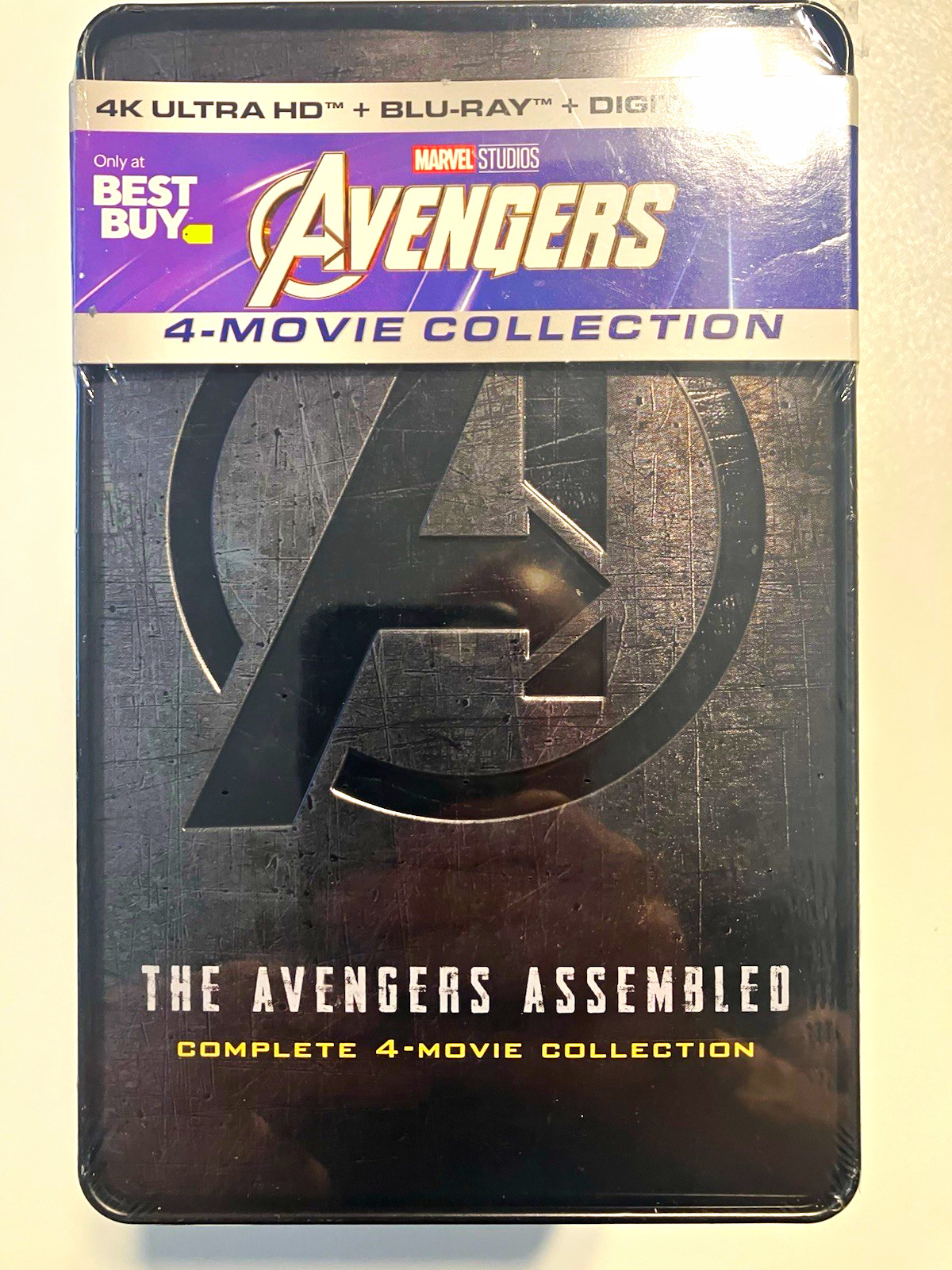 Marvel Studios Avengers: 4-Movie Collection (4K UHD Blu-ray) Steelbook + Digital