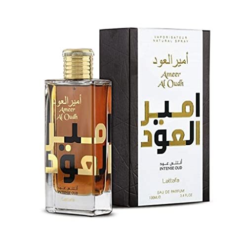 Ameer Al Oud - Intense Oud Eau de Parfum 100ML 34oz By Lattafa Perfumes - for Me