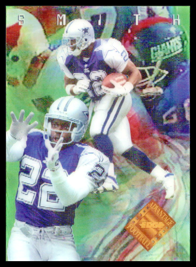 1996 Collector's Edge Advantage Video Cowboys Emmitt Smith #V7 /2000 1996 Collector's Edge Advantage Video Cowboys Emmitt Smith #V7 /2000