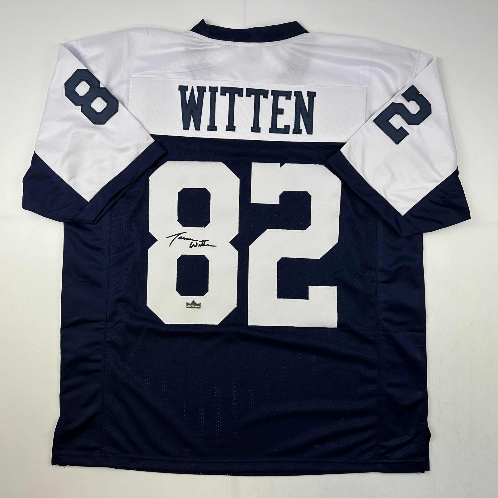 Facsimile Autographed Jason Witten Dallas Thanksgiving Jersey Men's XL