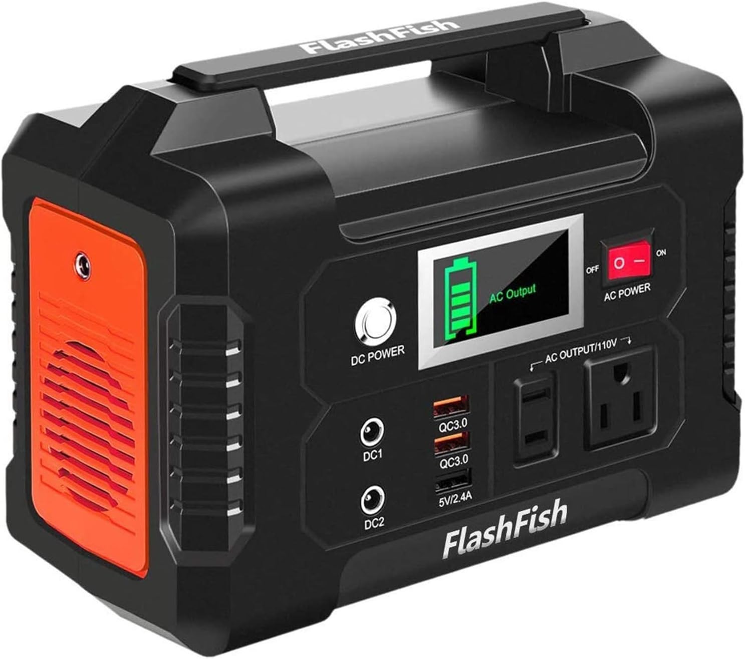 FlashFish  200w portable power station USED/GOOD Solar Generator E200