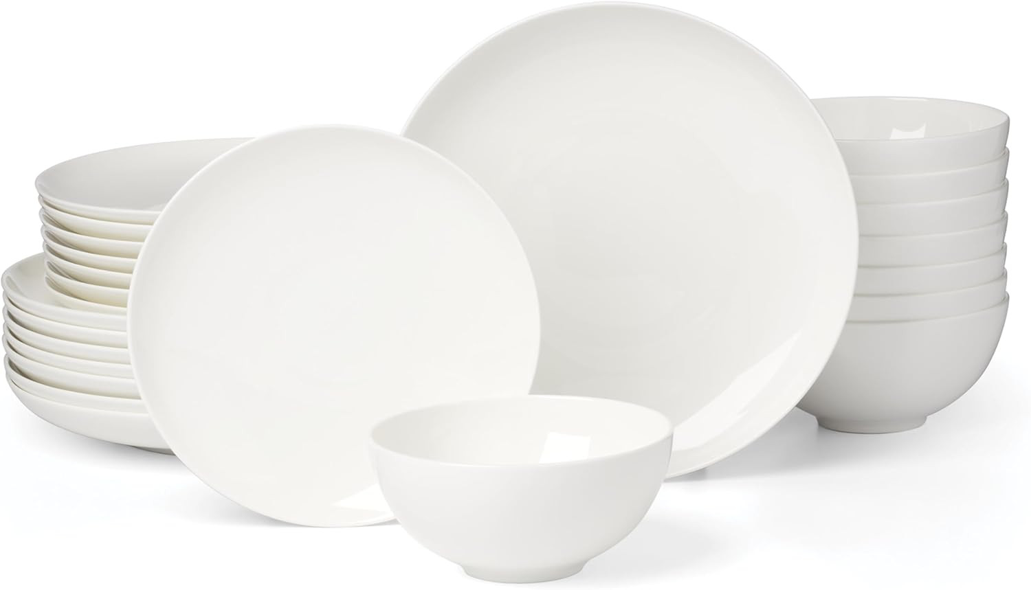 Lenox Dinnerware Sets, Studio 1414 Coupe 24-Piece Dinnerware Set, Service for 8,