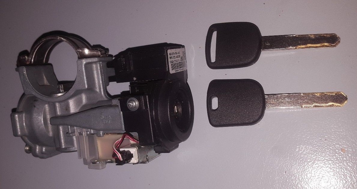 Auto 03-04 Honda Pilot Ignition Lock Cylinder Switch W. 2 Keys + immobilizer OEM Auto 03-04 Honda Pilot Ignition Lock Cylinder Switch W. 2 Keys + immobilizer OEM