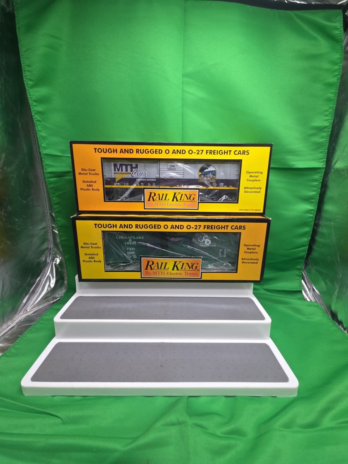 MTH Chesapeake Ohio 30-7423 Club Box Car 30 7411 Boxcar Railroad Car New Boxes 