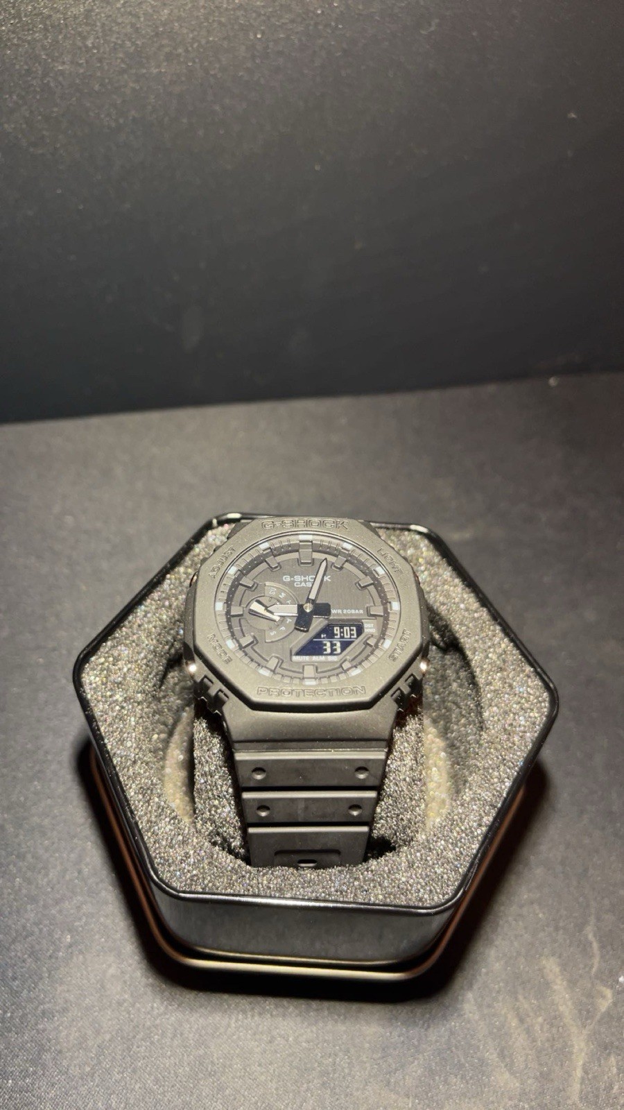 Casio G-Shock GA-2100-1A1 Black Men's Analog & Digital Watch