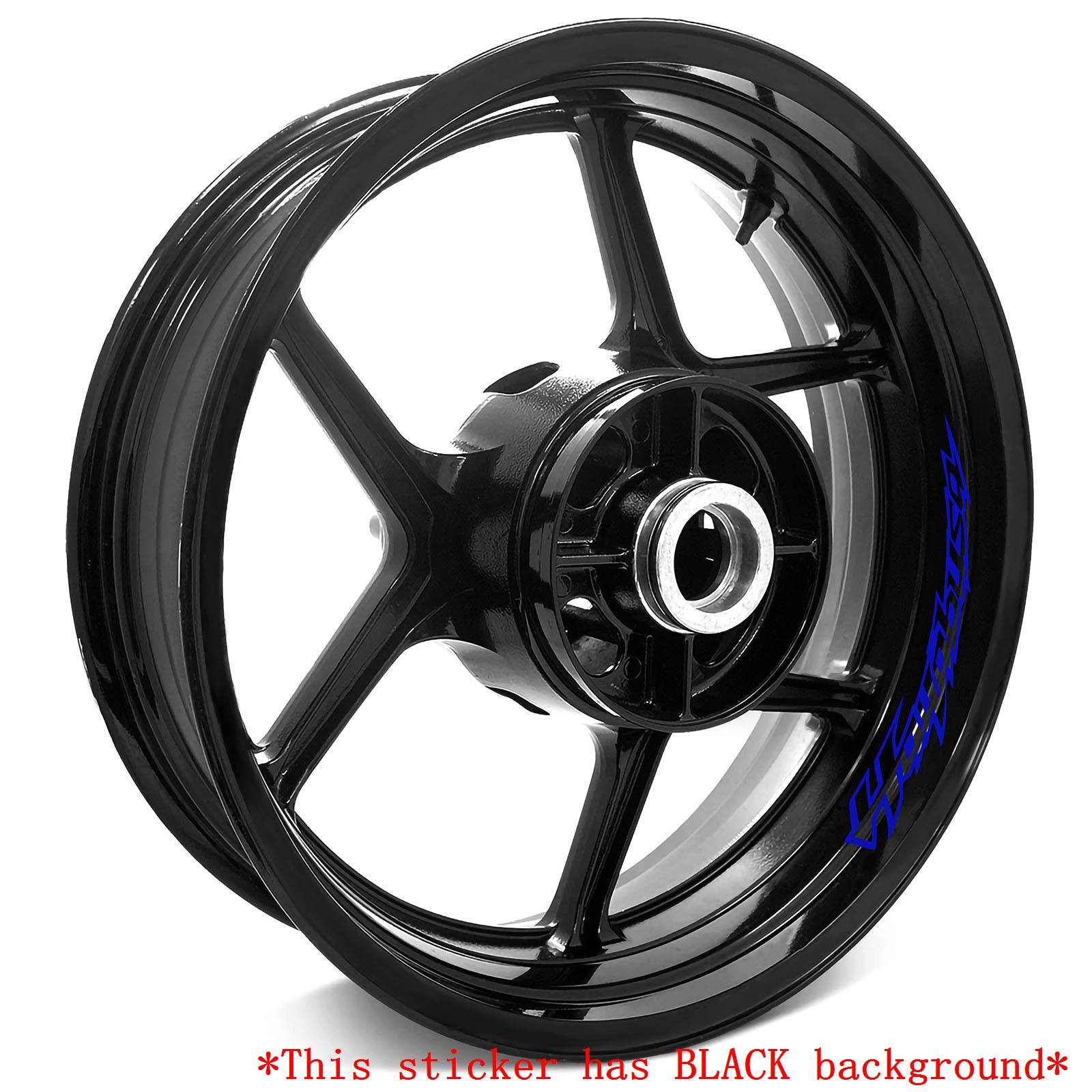 Letter Wheel Rim Decal Sticker For Suzuki Hayabusa GSX1300R 99-2020