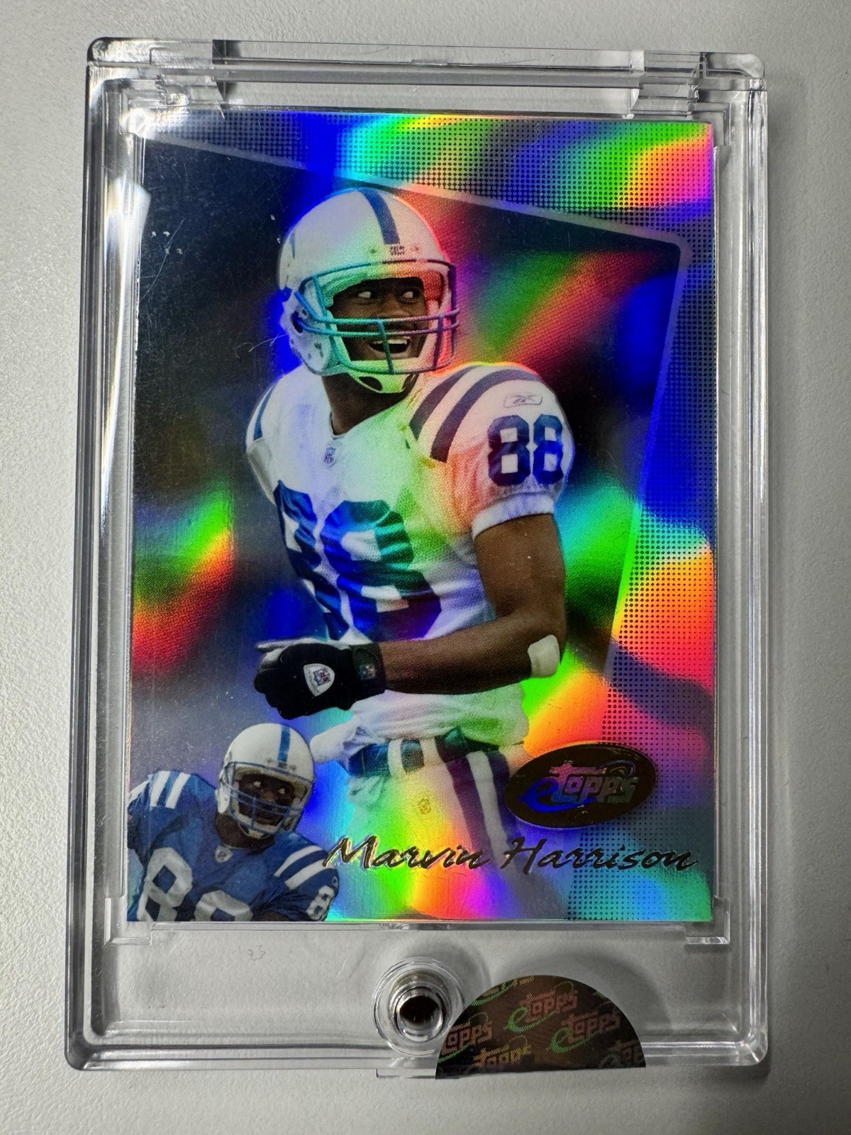 2004 Topps eTopps factory encased #36 Marvin Harrison HOF Print Run 1250 Colts