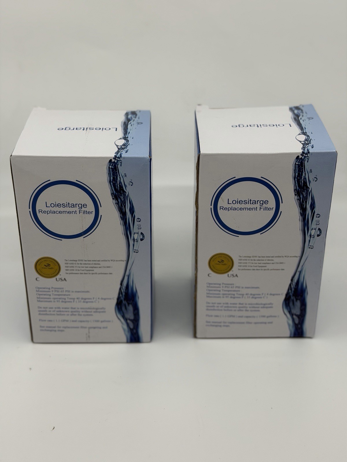 2pk High Grade Water Filter Replacement Removal Chlorine Leveluk Kangen HG-N K-8