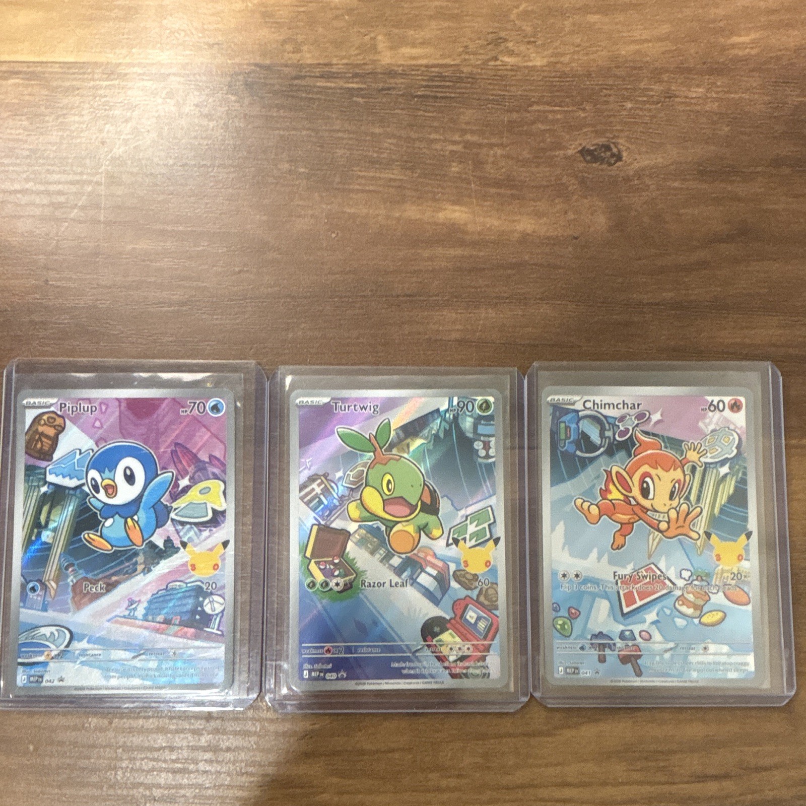 Pokémon SWSH Celebrations Promos Turtwig SWSH130 Chimchar SWSH131 Piplup SWSH132 Pokémon SWSH Celebrations Promos Turtwig SWSH130 Chimchar SWSH131 Piplup SWSH132