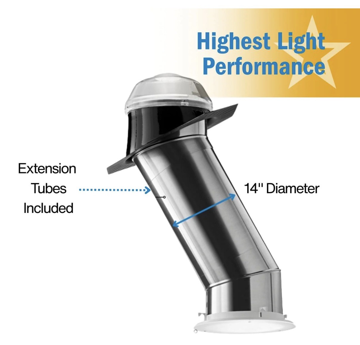 Solatube 290DS 14in Wide Tubular Skylight Kit NEW