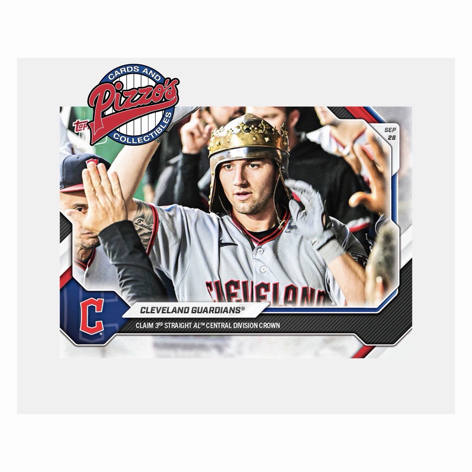 Cleveland Guardians AL Central Title 2026 MLB Topps NOW Card 728 Presale Cleveland Guardians AL Central Title 2026 MLB Topps NOW Card 728 Presale