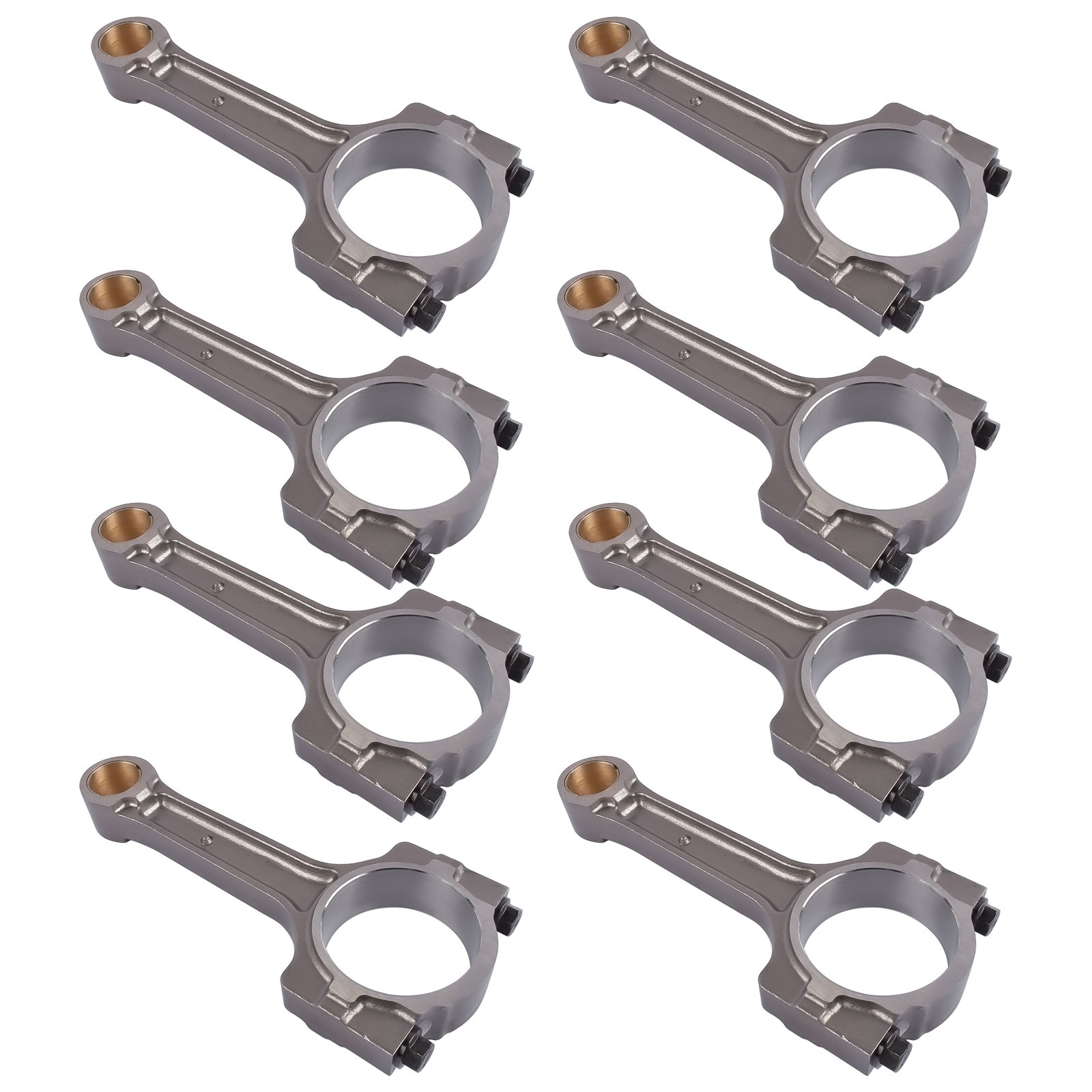 Set of 8 For GM 5.3L 6.0L LS2 LS3 Gen IV Floating Pin Connecting Rod w/ Bushing
